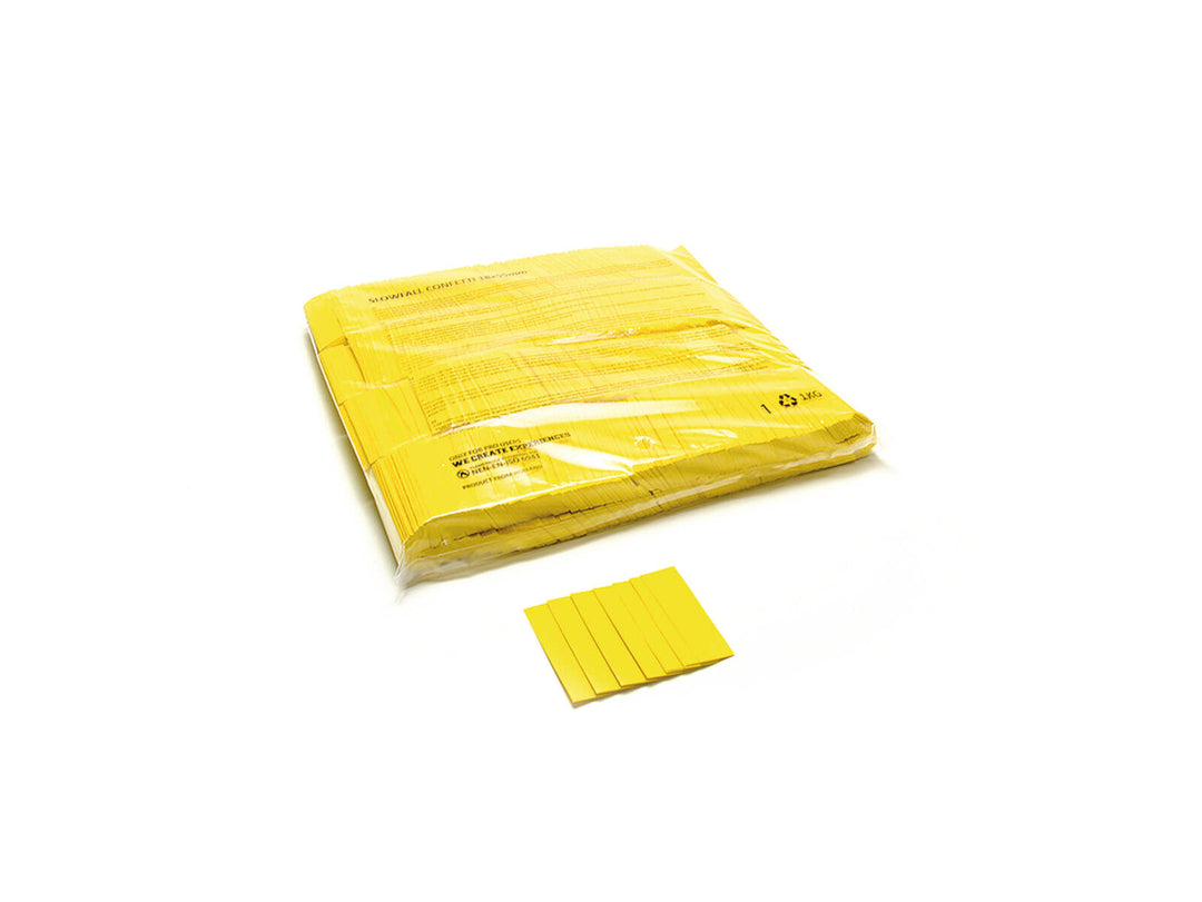 TCM FX Slowfall Confetti rechteckig 55x18mm, gelb, 1kg
