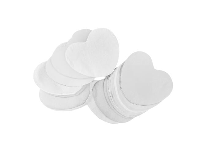 TCM FX Slowfall Konfetti-Herzen 55x55mm, weiß, 1kg