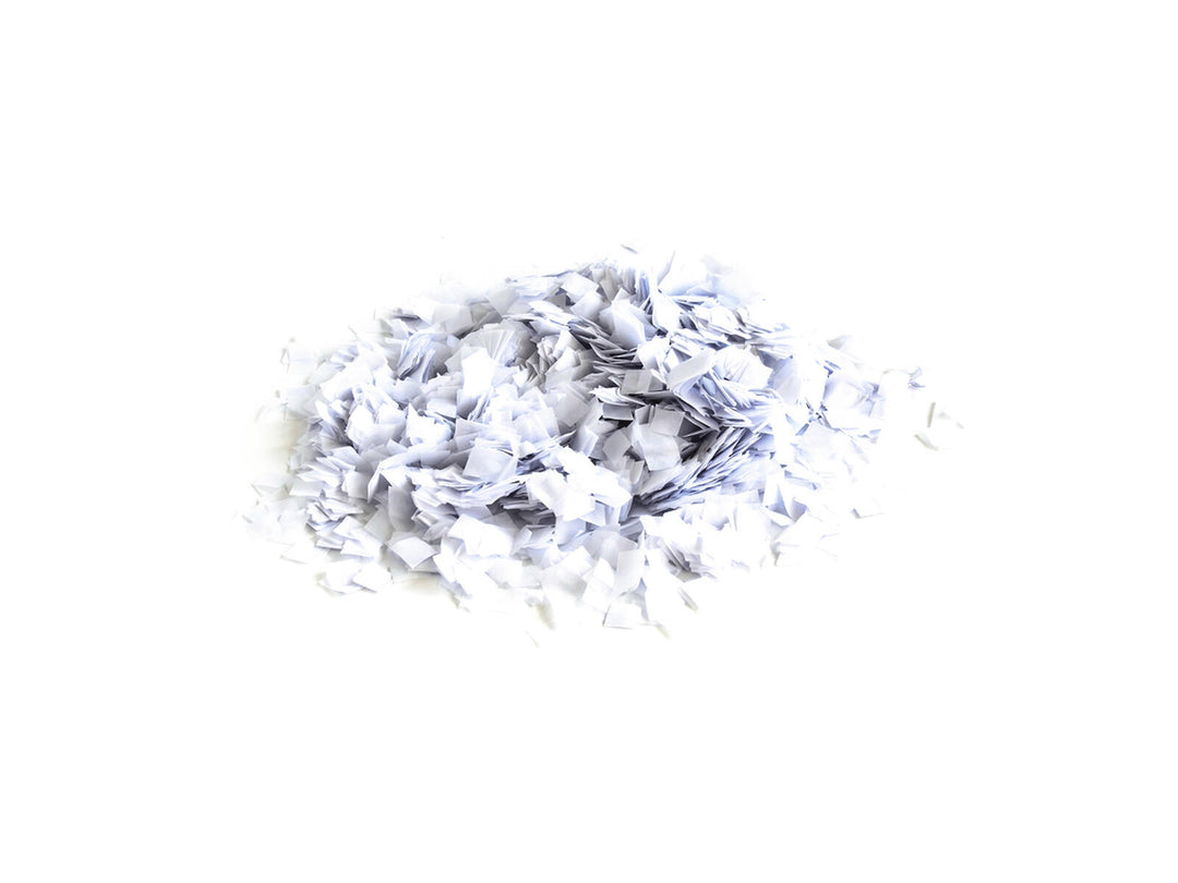 TCM FX Slowfall Konfetti-Schneeflocken 10x10mm, weiß, 1kg