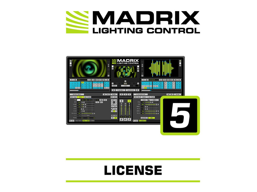 EUROLITE Set 5x LED PT-100/32 Pixel DMX Tube + Madrix-Software