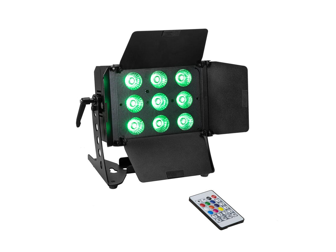 EUROLITE Set 2x LED CLS-9 QCL RGB/WW 9x7W + Case