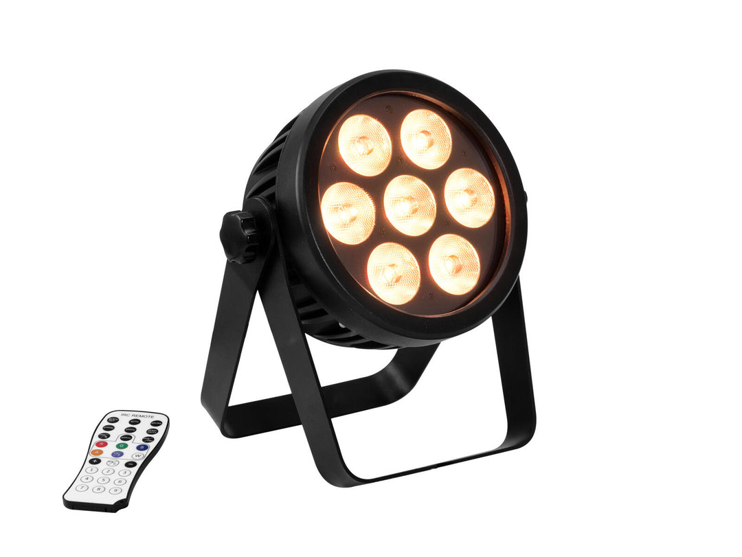 EUROLITE Set 4x LED 7C-7 Silent Slim Spot + Koffer