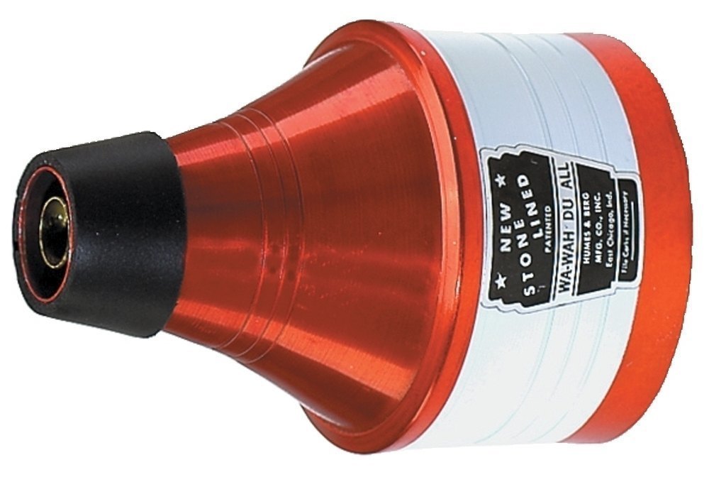 Humes & Berg Wa-Wah Du All 159 Wah-Wah-Dämpfer für Posaune, rot und weiß