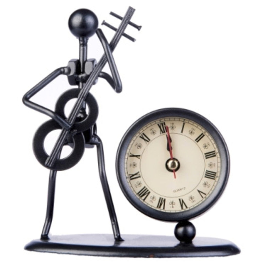 GEWA Skulptur mit Uhr - Bassgitarre
