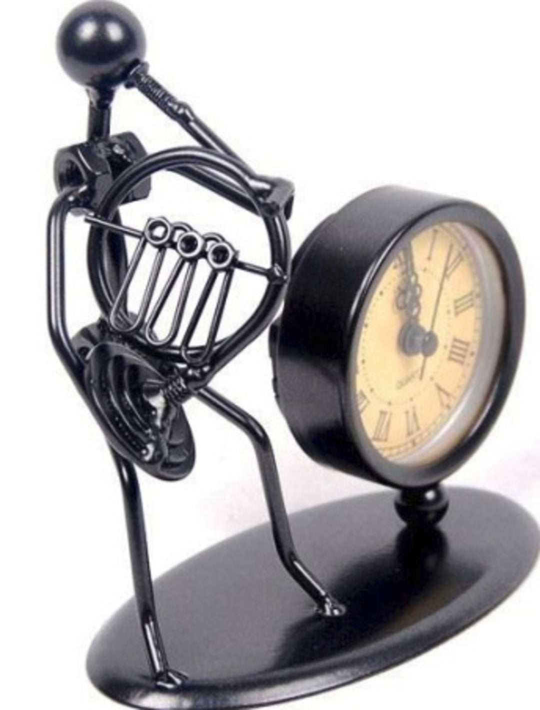 GEWA Skulptur mit Uhr - Waldhörner