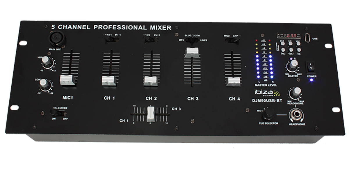 Ibiza DJM90 USB-BT Mixer