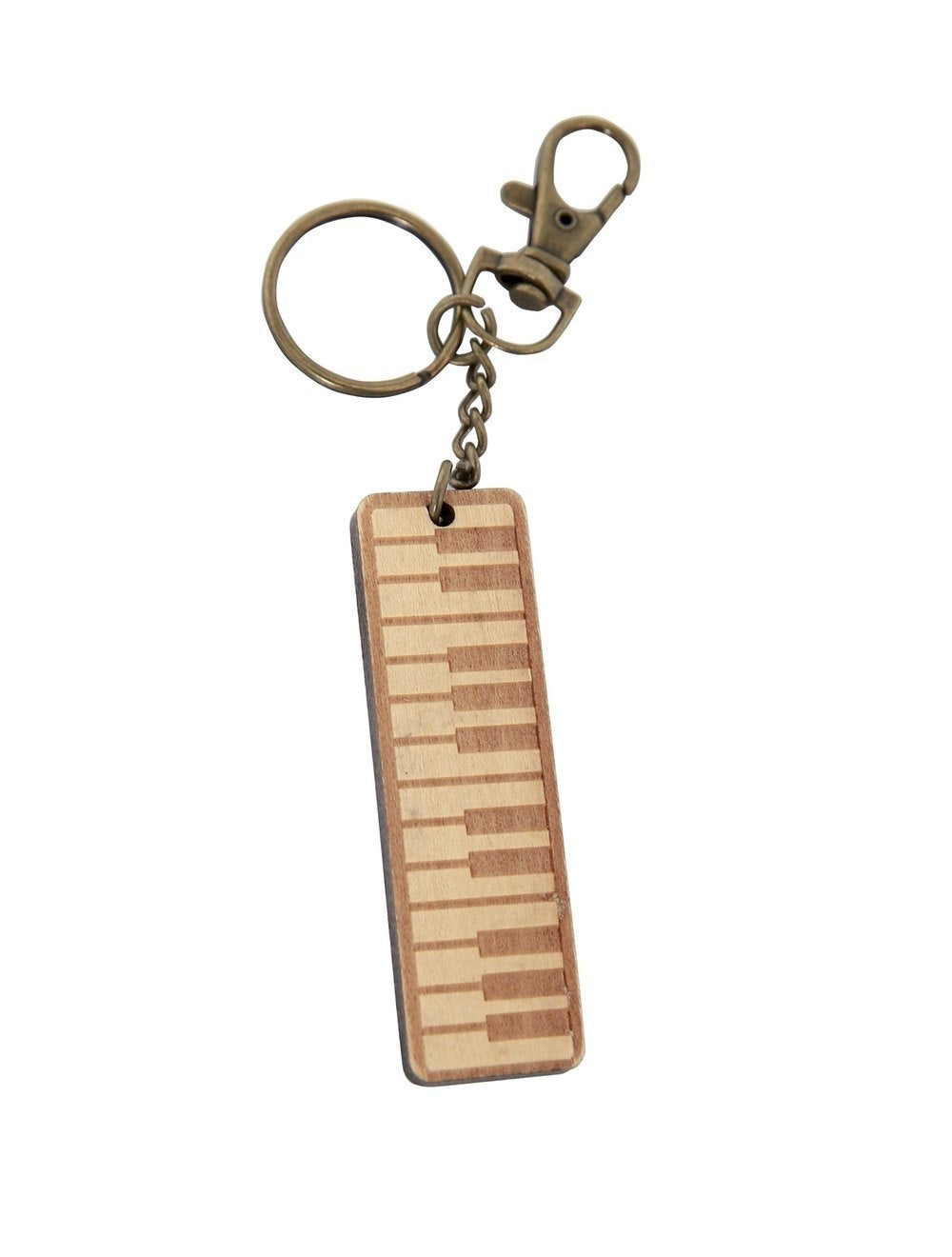 GEWA Schlüsselanhänger in Form eines keyboard, Holz