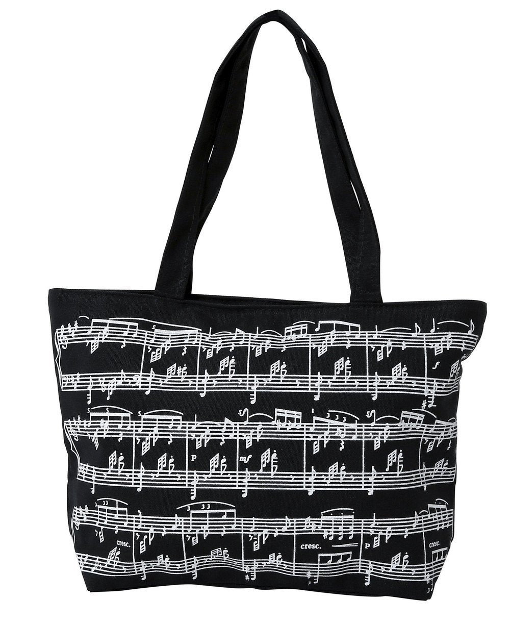 GEWA Notentasche aus Stoff, schwarz, A4 quer
