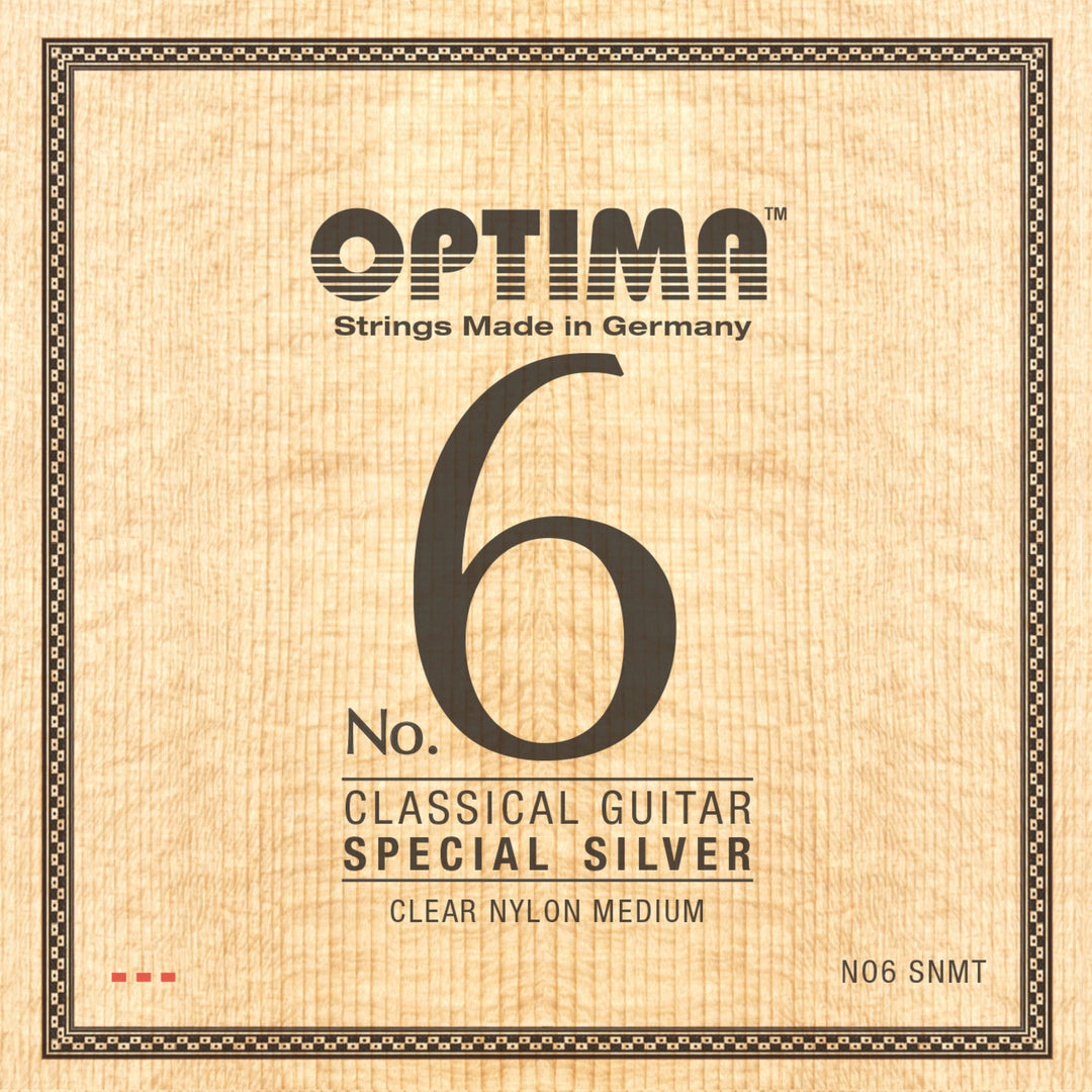 Optima Saiten für klassische Gitarren No. 6 Special Silver - Set Nylon medium (NO6.SNMT)