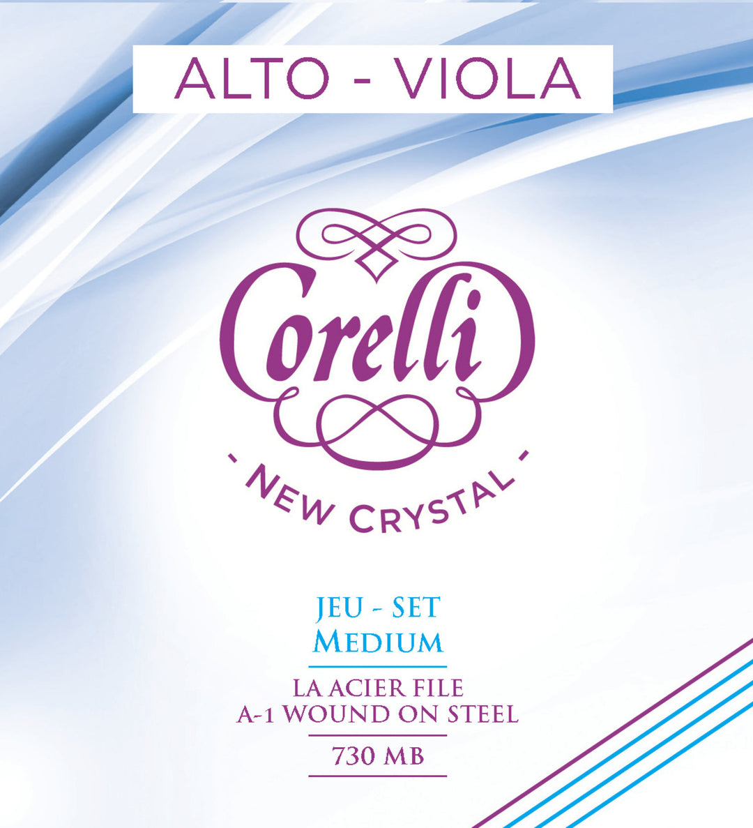 Corelli Saiten für Viola New Crystal - Medium (730MB)