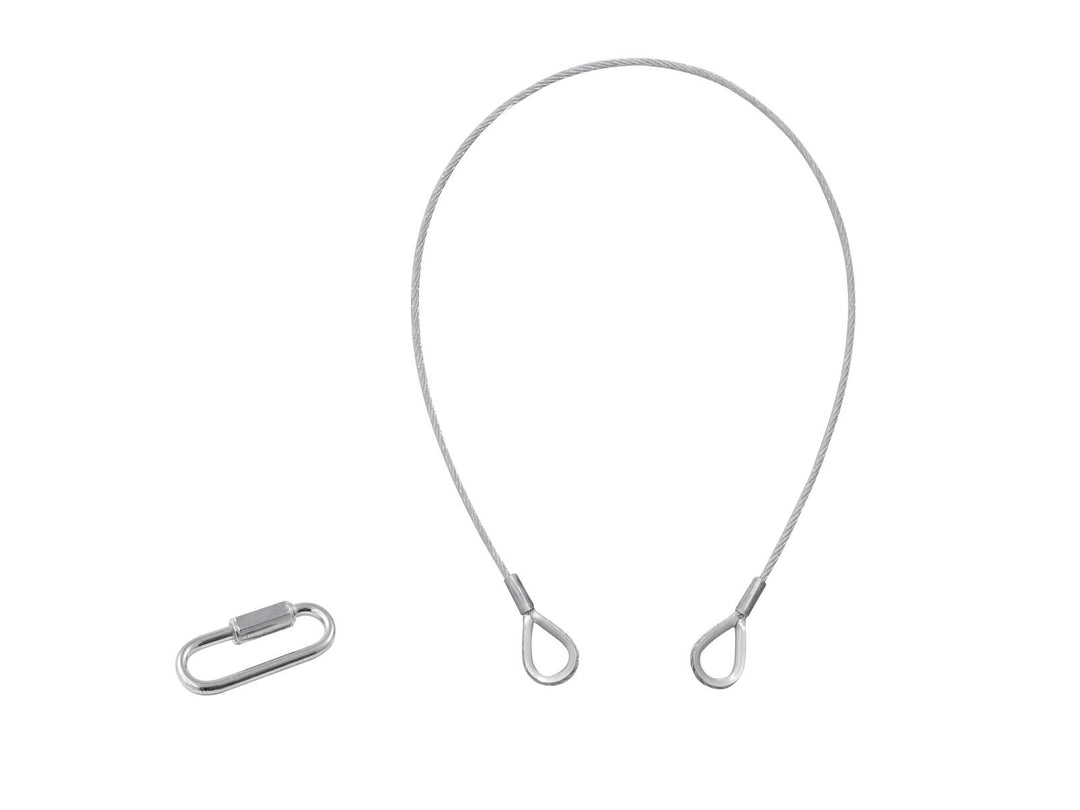 EUROLITE Safety Bond B 3x600mm bis 5kg silber