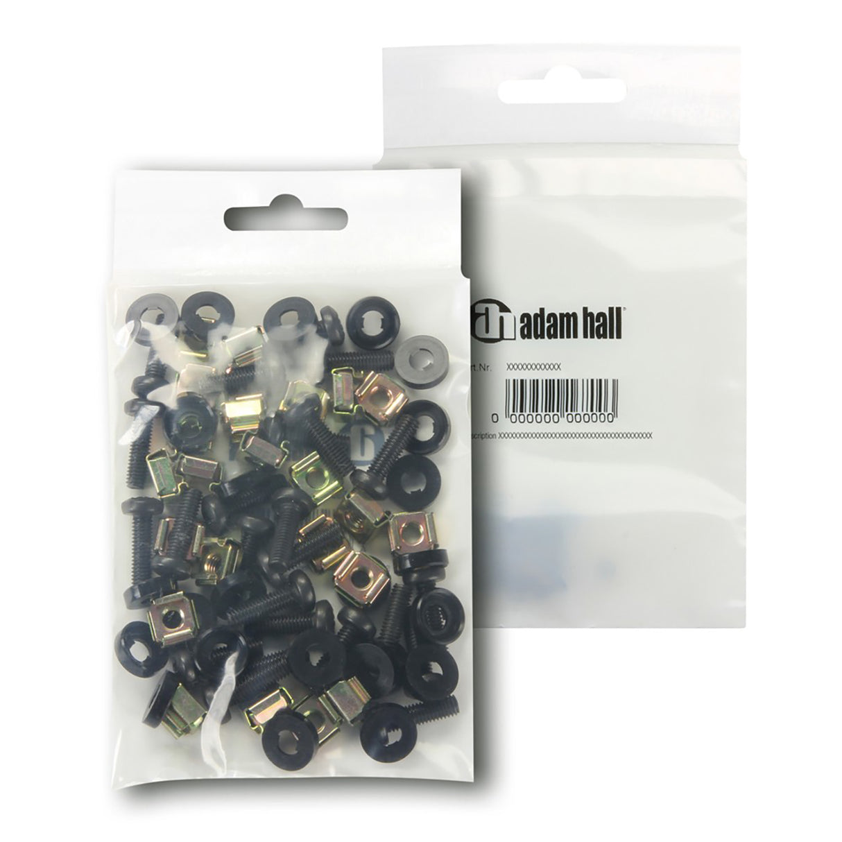 Adam Hall - Screws for 19" rack, 20 mm / 24 pcs.
