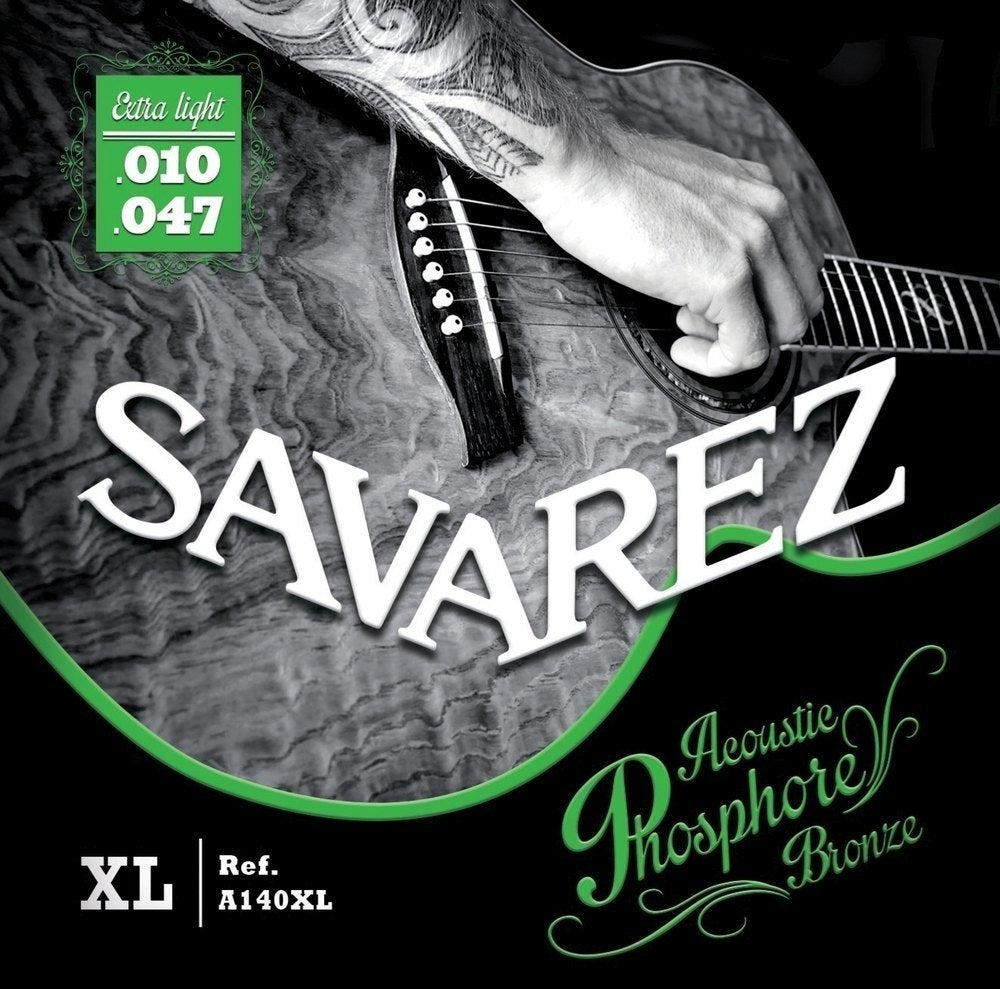 Savarez A140XL Acoustic Phosphor Bronze, extra light .010 bis .047