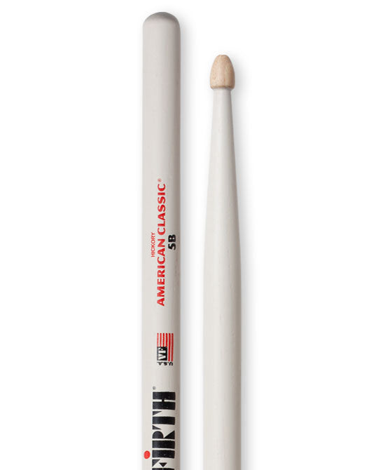 Vic Firth 5B Schlagzeugstöcke (Weiß)