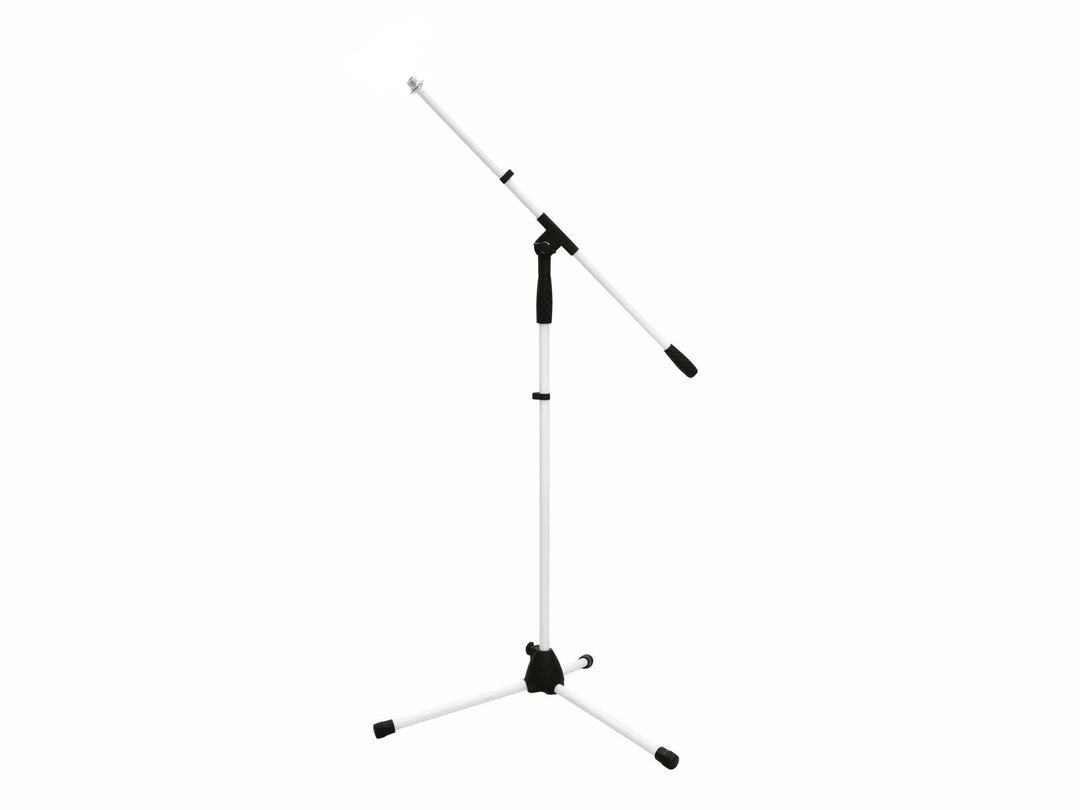 OMNITRONIC Set Mikrofonstativ MS-1W mit Galgen weiß + Tasche