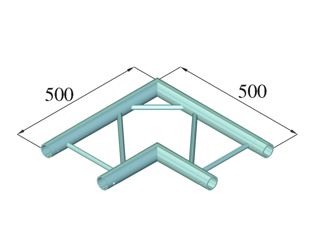 ALUTRUSS BILOCK BQ2-SPAC21H 2-Wege-Eckstück 90° bk