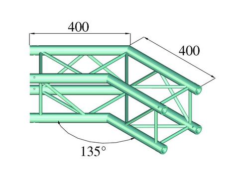 Alutruss DECOLOCK DQ4-PAC23 2-Wege Ecke (135¡)