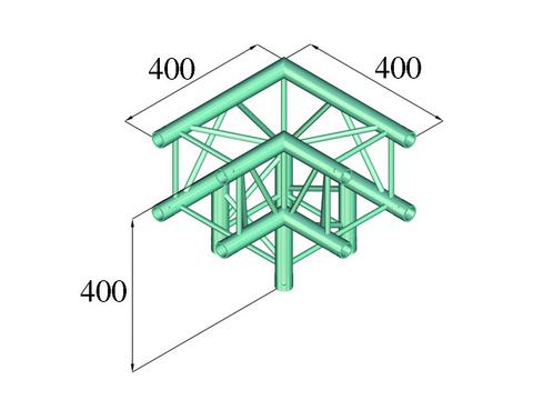 Alutruss DECOLOCK DQ4-PAL30 3-Wege Ecke (90¡)