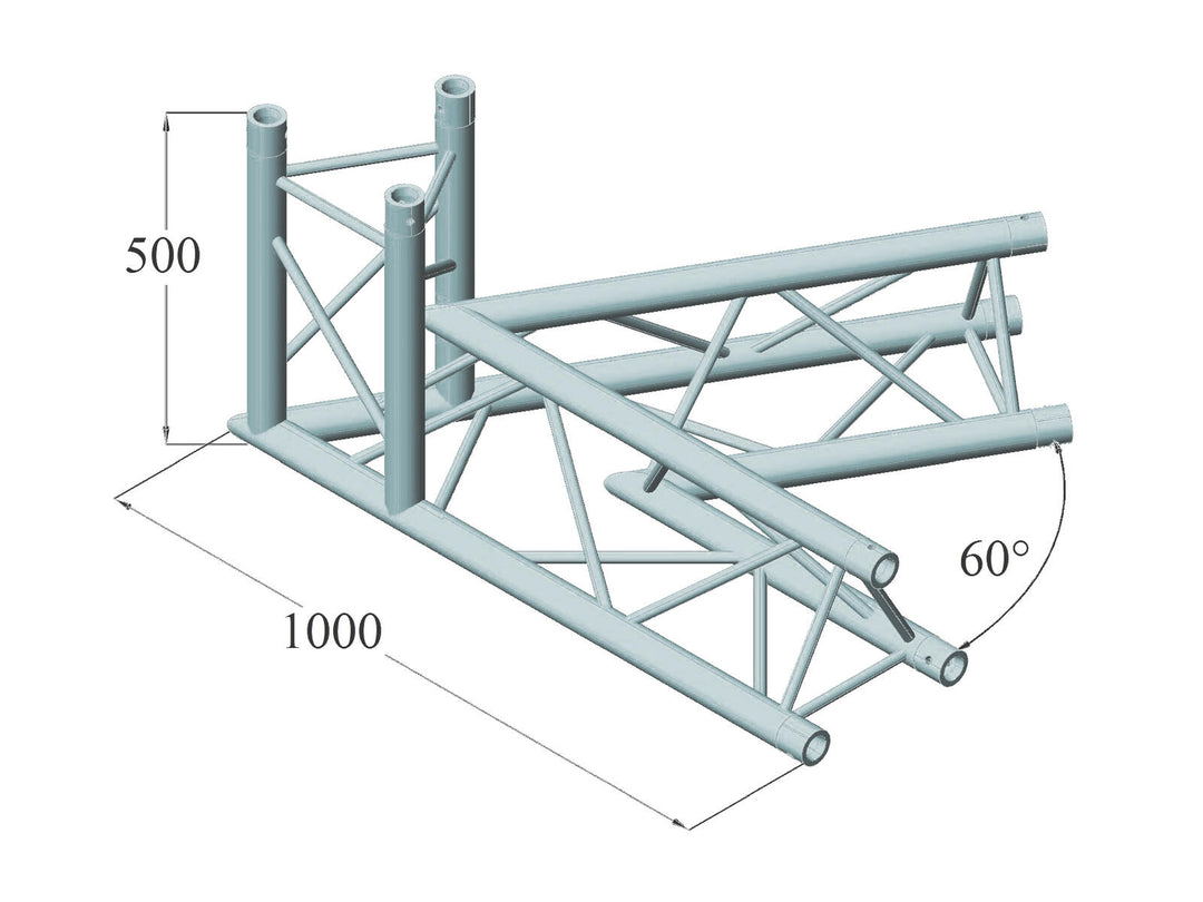 ALUTRUSS TRILOCK 6082AC-20-3 3-Wege-Eckstück 60°