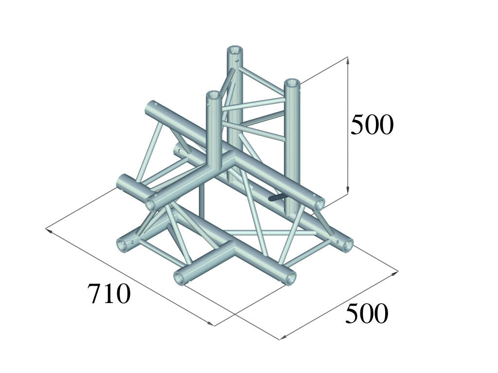 ALUTRUSS TRILOCK 6082AT-42 4-Wege-Stück \/
