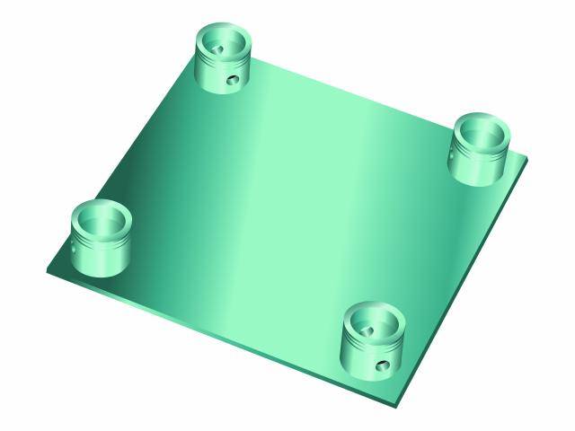 Alutruss QUADLOCK Endplatte QQGP