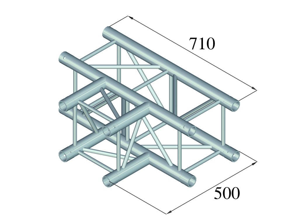 Alutruss QUADLOCK 6082T-35 3-Wege T-Stück