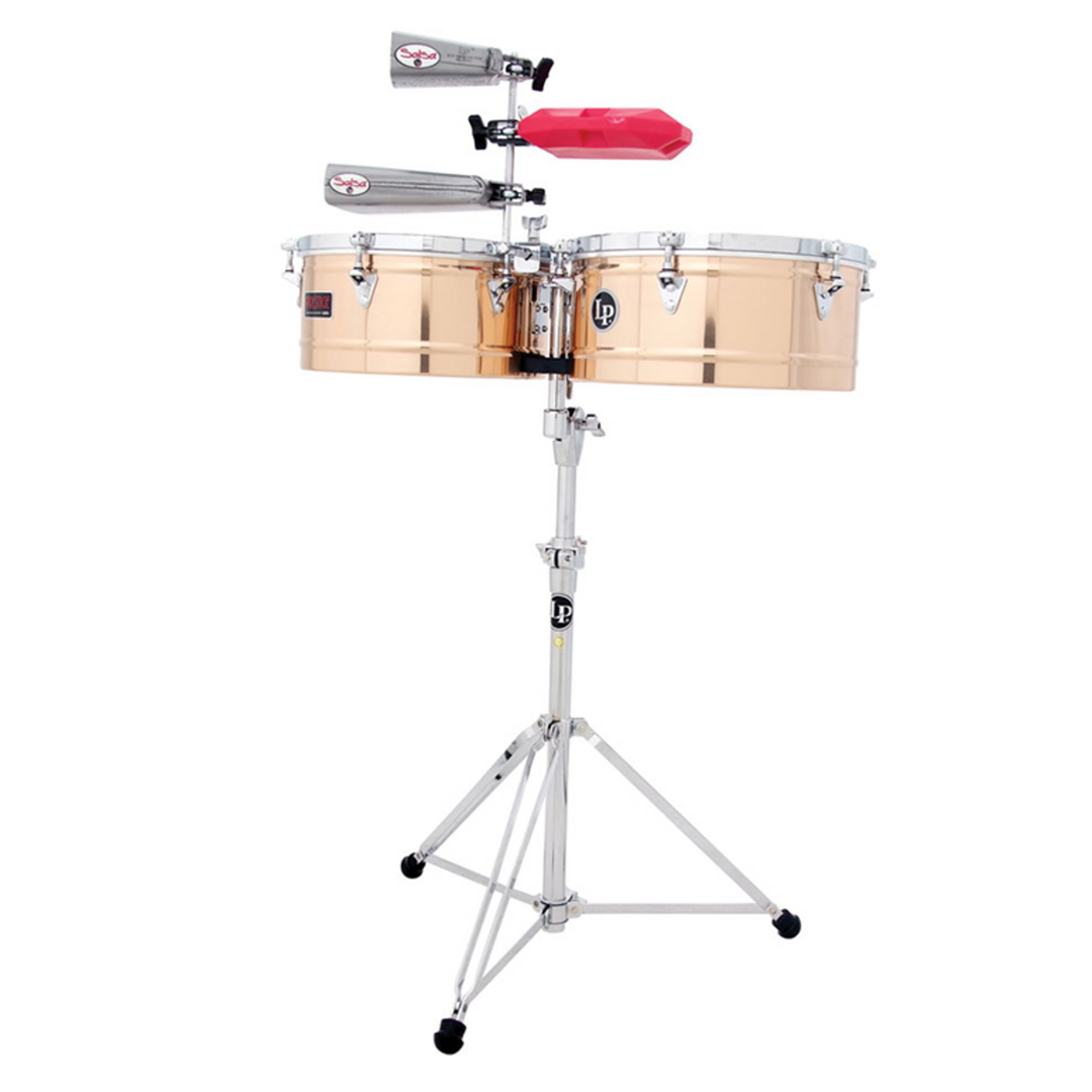Latin Perkussion Timbales Prestige Bronze - 13"/14" (LP1314-BZ)