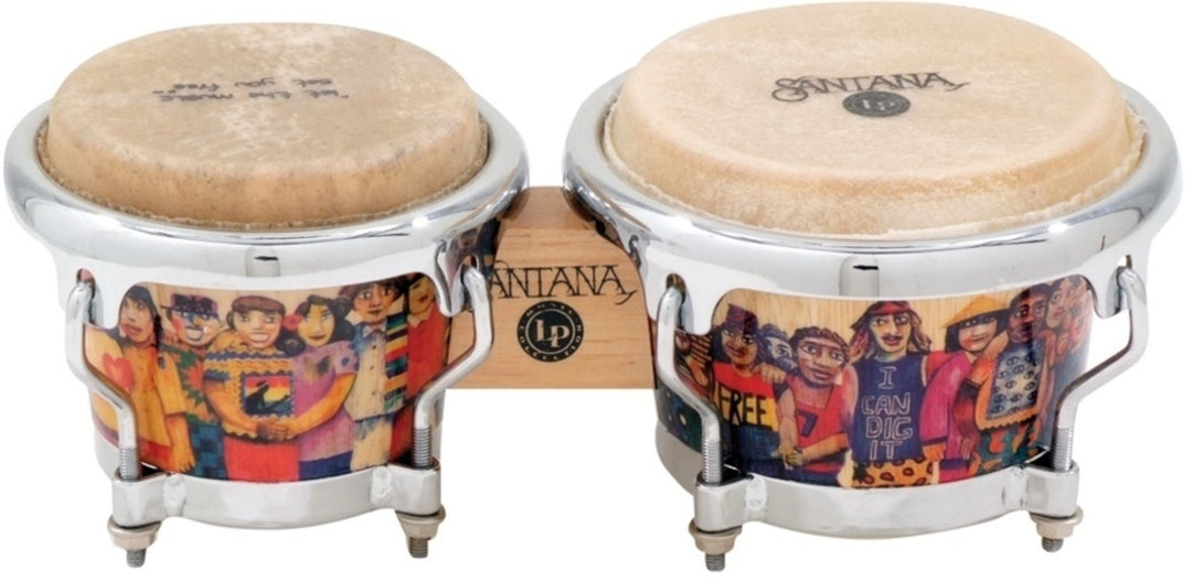 Latin Perkussion Bongo Mini Stimmbar - Santana Mini-Bongos (LPM200-AW)