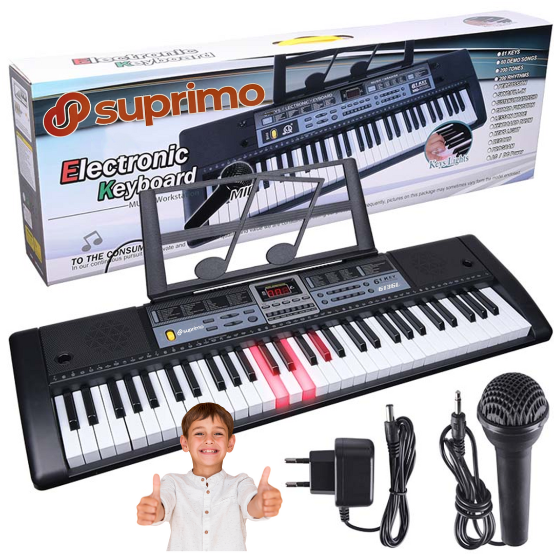 SUPRIMO 6136L keyboard mit Mikrofon