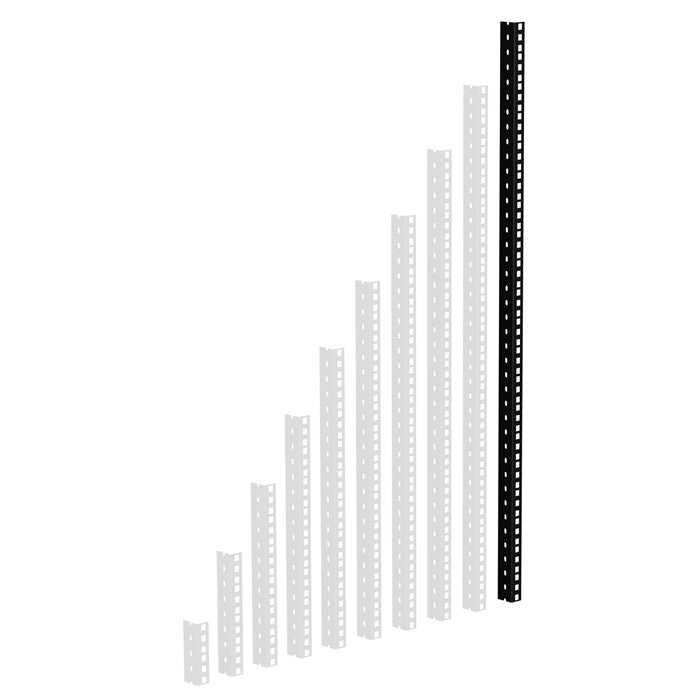 Adam Hall 61535 B Schwerlast Rack Schiene (Schwarz)