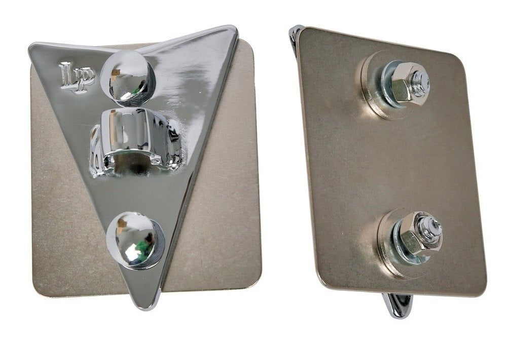 LP3948 Seitenplatte für Rebolo und Tantan, 2 Löcher, Chrom