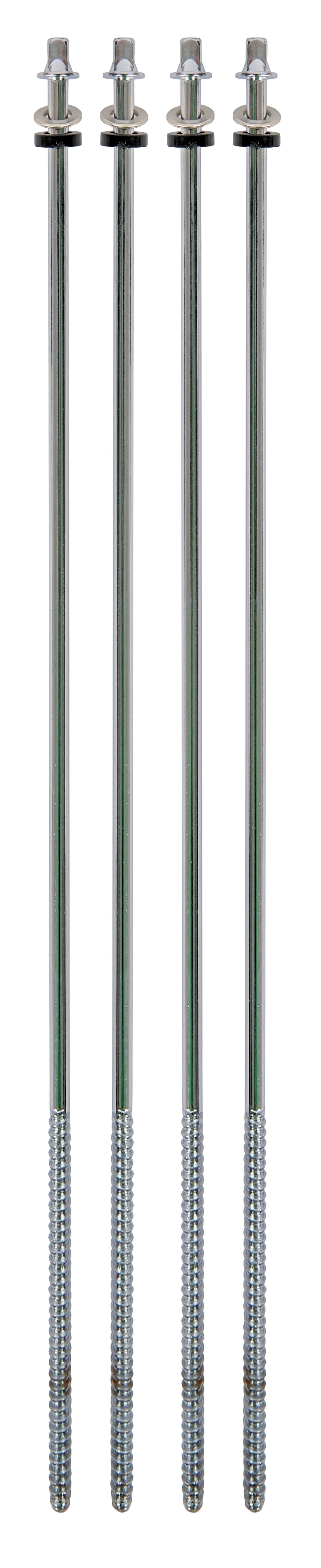 Latin Percussion Spann rods Brasilianisches Surdo - LP3018 LP3020 LP3118 LP3120 - Chrom, 4 Stück (LP3920)