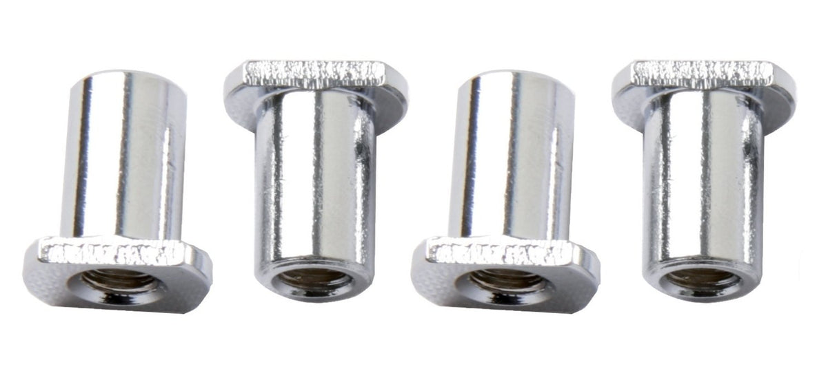 Latin Percussion Stimmschrauben & Spannstäbe Zubehör Gewindehülsen Brazilian Top Tuning - LP3110 LP3112 Repinique - LP3018 LP3020 LP3118 LP3120 Surdo - LP3408 Cuica - LP3212 Caixa - LP3314 Timbau - Chrom (LP3935)