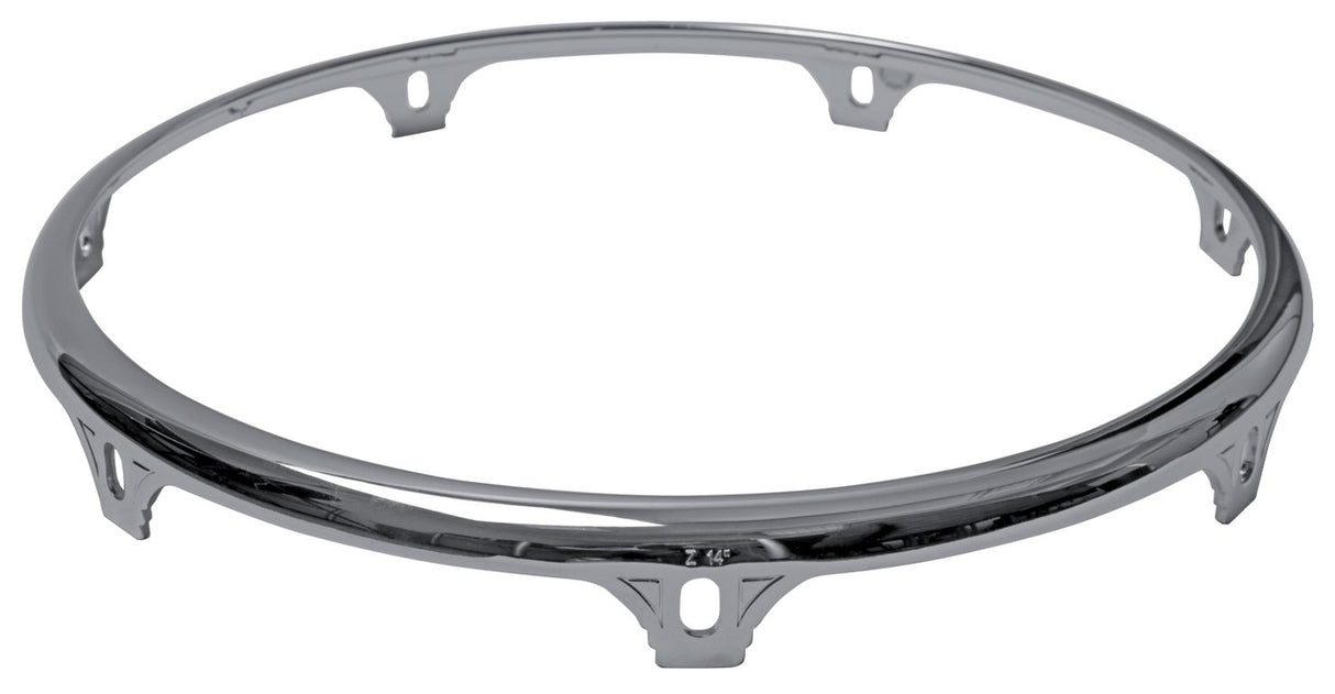Latin Perkussion Hooped Conga Comfort Curve II - Z Series (Extended Collar) - Chrom - 14" Super Tumba | 7 hole (LP775A)