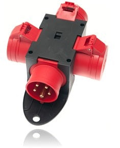 CEE Verteiler 16A 1x5P -> 3x5P