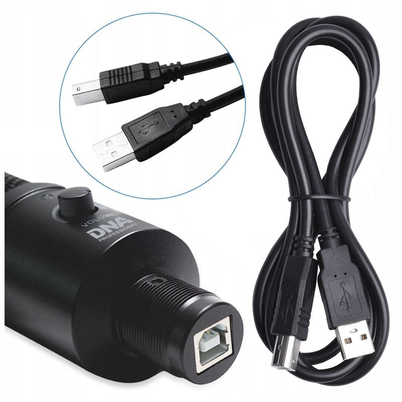 DNA CM USB KIT Kondensator USB Mikrofon Schwenkarm Popfilter Kabelset