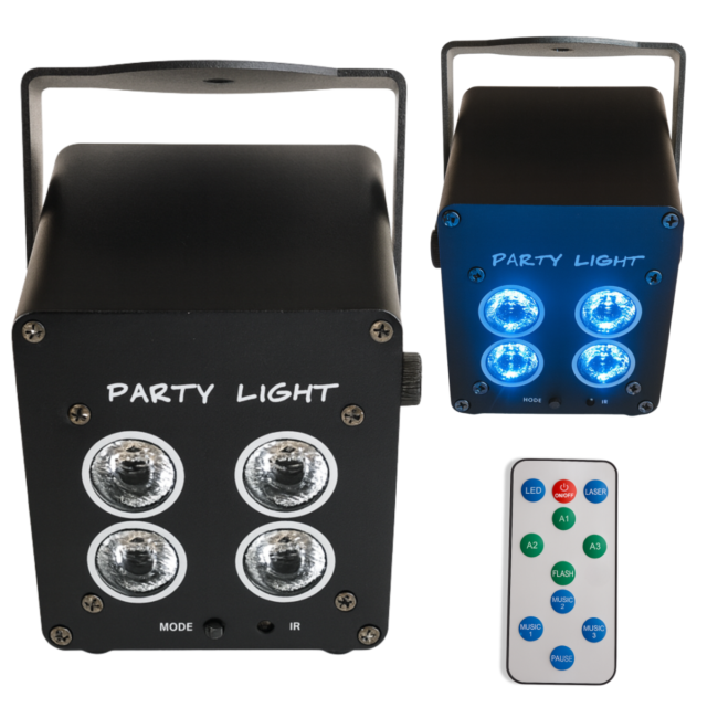 Light4Me 4x3W Batteri Spot