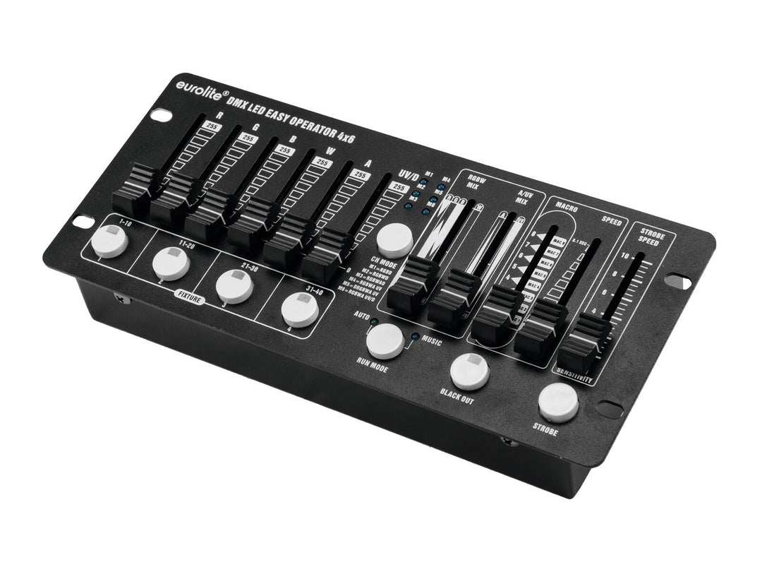 EUROLITE Set 4x LED PAR-56 HCL bk + Koffer + Controller