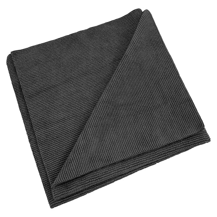 Mikrofasertuch, 40x40cm, 330gsm, 10 Stück Schwarz