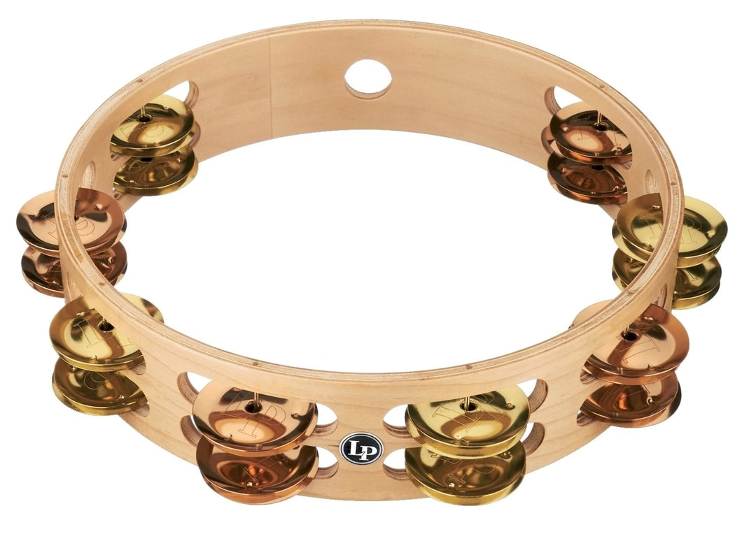 Latin Perkussion Tambourine Pro 10 in Double Row - LP380B-BB (LP380B-BB)