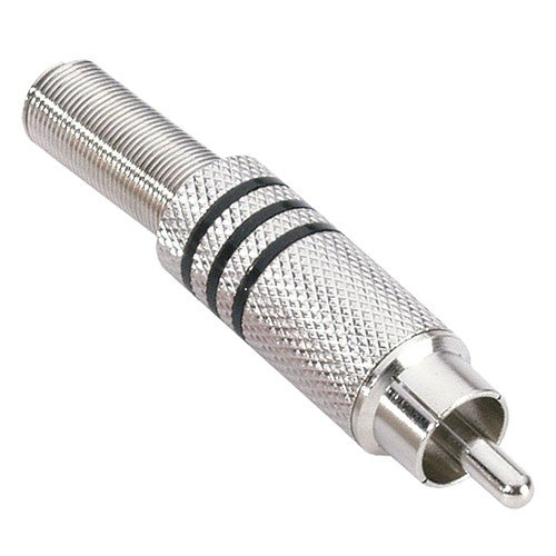 RCA Phono Stecker Chrom