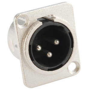 Chassis Connector XLR Male D-Typ