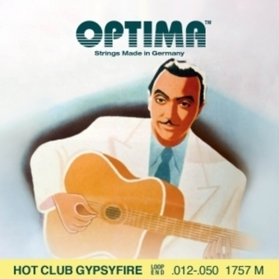 Optima Saiten für Akustikgitarren Hot Club Gypsyfire versilbert - Set mit Schlaufenende (1757M)