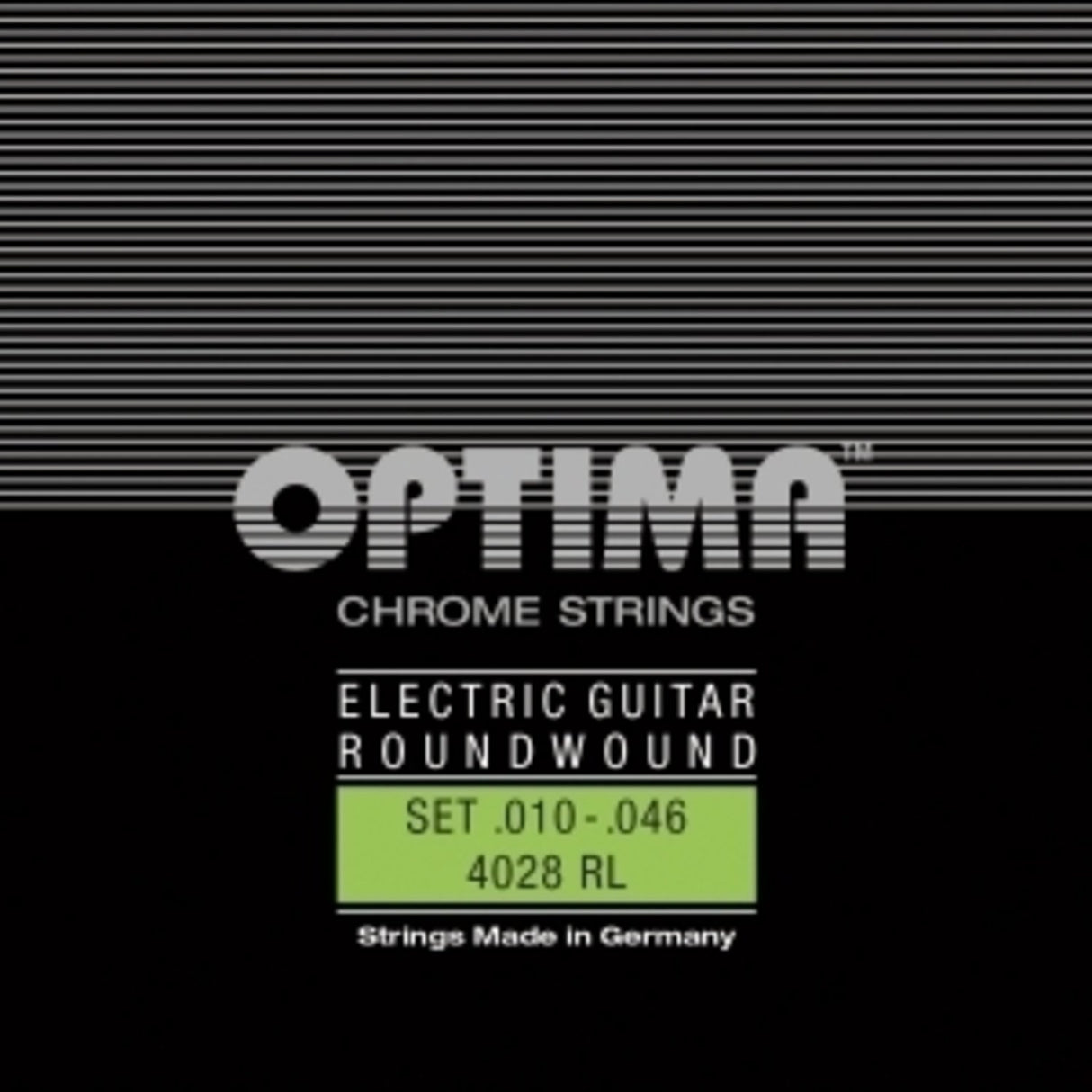 Optima Saiten für E-Gitarre Chromsaiten round wound - Set (4028RL)