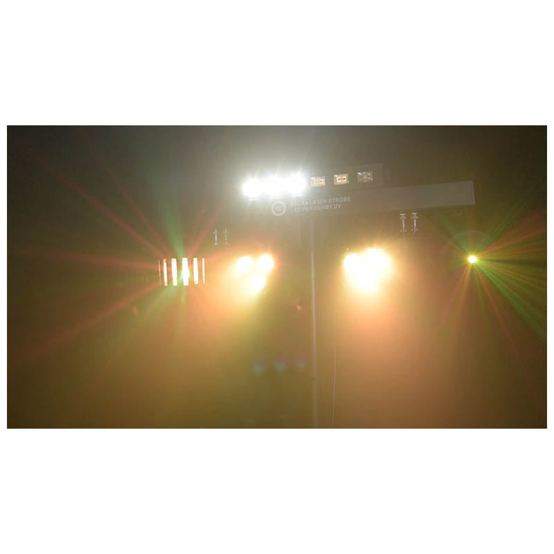 LIGHT4ME T-BAR LASER STROBE LED PAR DERBY UV IR Multi-Effekt