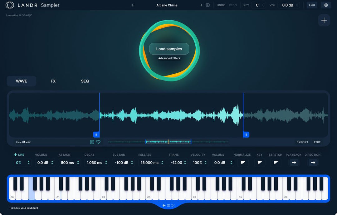LANDR Sampler