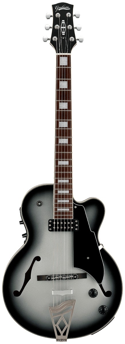 VOX Giulietta VGA-5TD Archtop E-Gitarre, Faded Silver