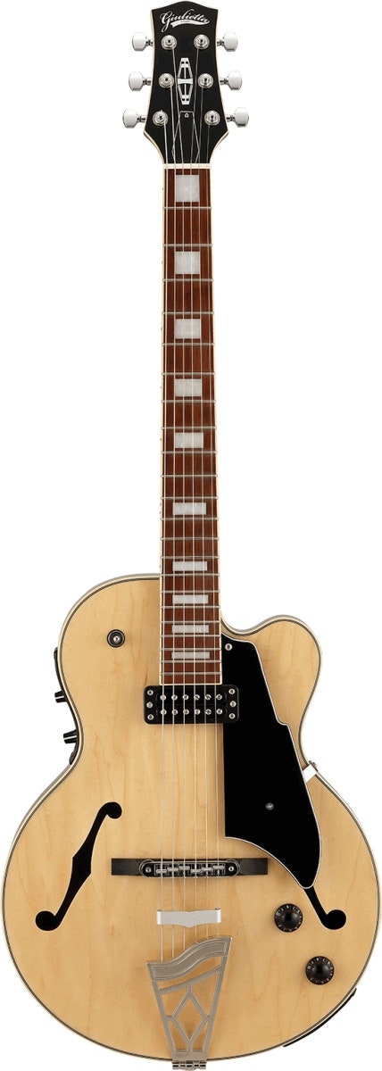 VOX Giulietta VGA-5TD Archtop E-Gitarre, Natural Gun M