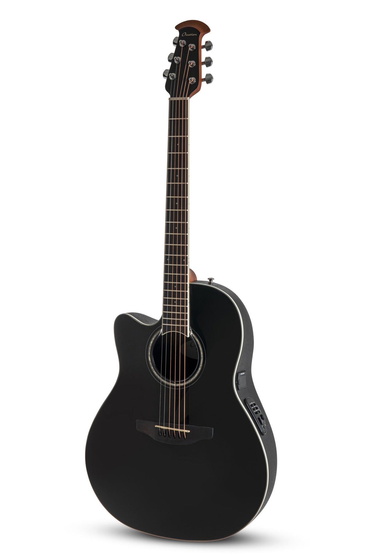 Ovation E-Acoustic Gitarren Celebrity CS Standard Mid Cutaway - Black (CS24L-5G-G)