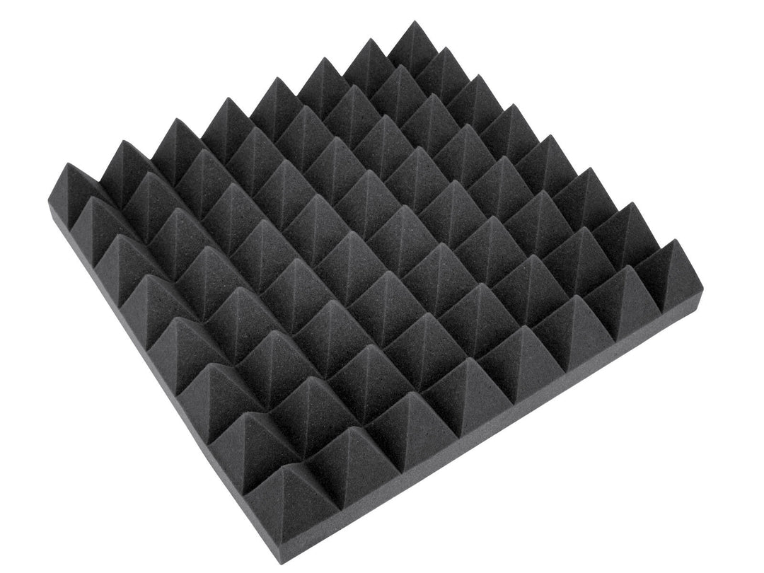 OMNITRONIC Akustikschaum, Pyramide 100mm, 50x50cm